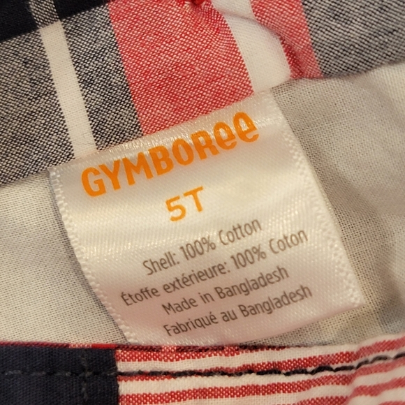 Gymboree 4th of July Red White Blue Patchwork Girl's Shift Dress Size 5T NWT - Picture 7 of 8